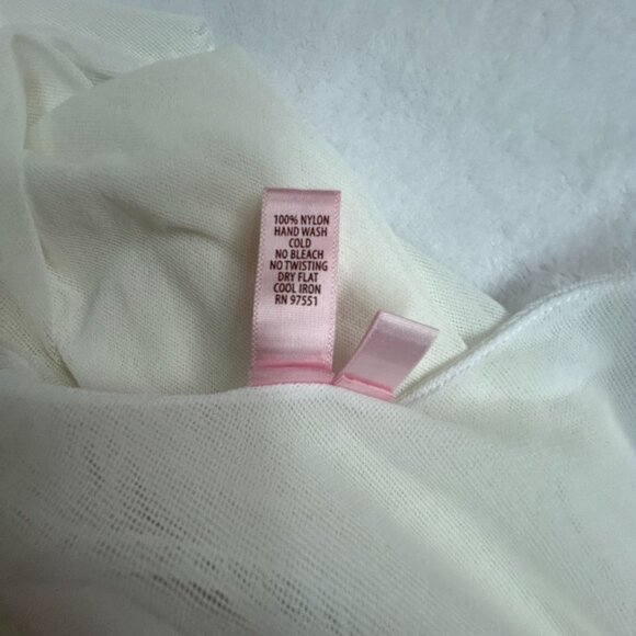 Sweet Pea By Stacy Frati Womens White Sleeveless Top With Floral Detail Small - Picture 4 of 9